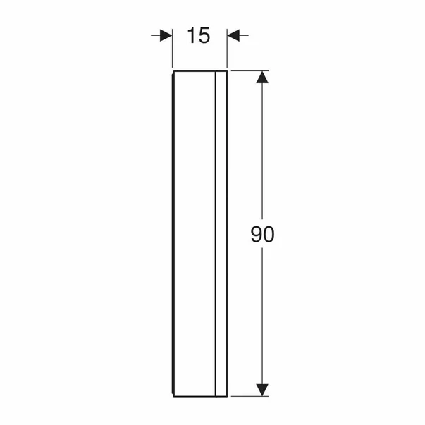 Dulap cu oglinda si nisa Geberit One ComfortLight 75 cm aluminiu eloxat picture - 4
