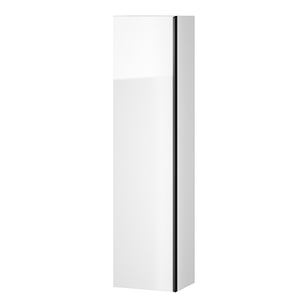 Dulap inalt suspendat Cersanit Virgo alb 160×40 cm maner negru cersanit imagine 2022