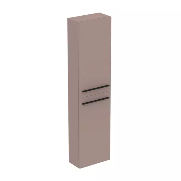Dulap inalt suspendat Ideal Standard i.life S finisaj gri - bej 40 cm 2 usi