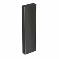 Dulap inalt suspendat negru Geberit Acanto 1 usa 45 cm