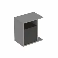 Dulap lateral suspendat bej Geberit Icon adancime 28 cm