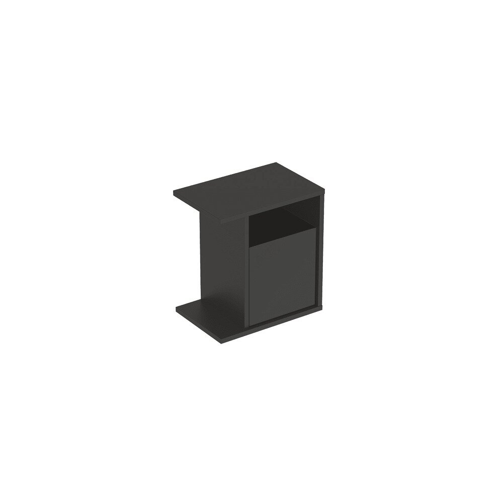 Dulap lateral suspendat negru Geberit Icon adancime 25 cm imagine neakaisa.ro