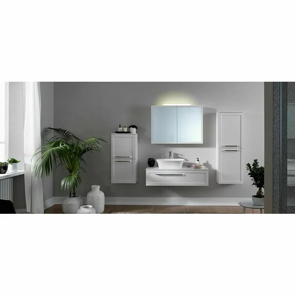 Dulap mediu suspendat KolpaSan Blanche alb 92 cm picture - 4