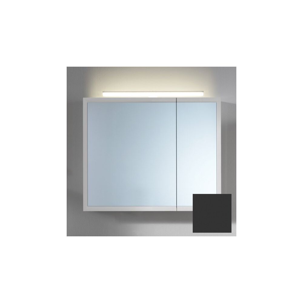 Dulap suspendat cu oglinda KolpaSan Blanche antracit 70 cm antracit