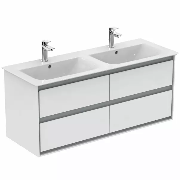 Dulap suspendat pentru lavoar alb Ideal Standard Connect Air 120 cm E0822KN