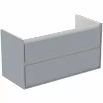 Dulap suspendat pentru lavoar gri deschis mat Ideal Standard Connect Air 100 cm picture - 3