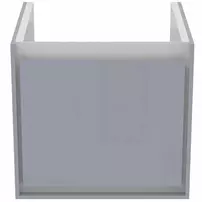 Dulap suspendat pentru lavoar gri deschis mat Ideal Standard Connect Air Cube 43.5 cm picture - 2