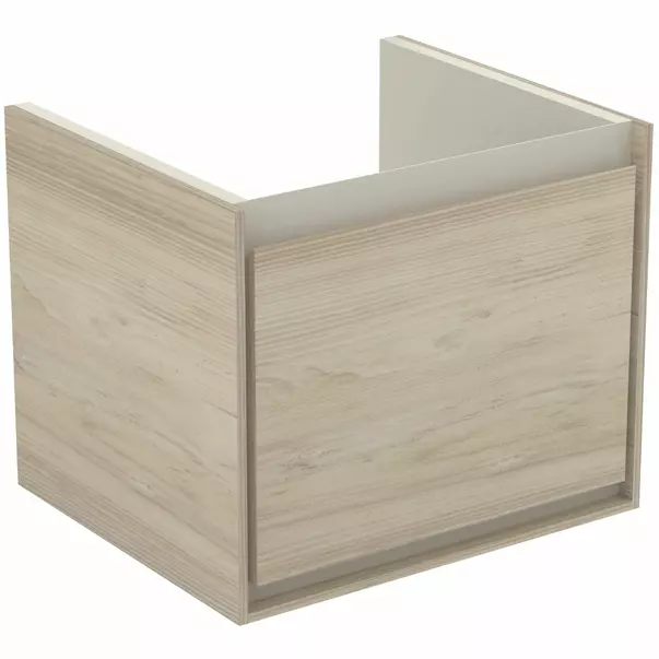Dulap suspendat pentru lavoar maro deschis lemn Ideal Standard Connect Air Cube 48.5 cm picture - 2