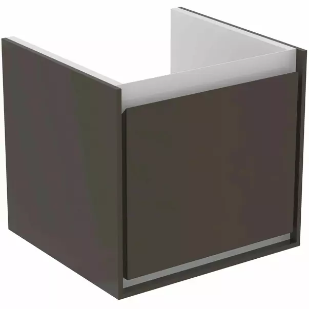 Dulap suspendat pentru lavoar maro inchis lemn Ideal Standard Connect Air Cube 43.5 cm picture - 2