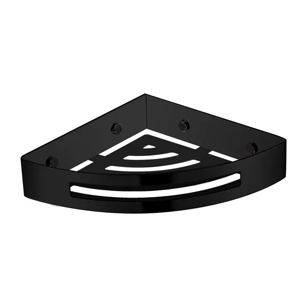 Etajera dus de colt Omnires Uni negru mat picture - 2