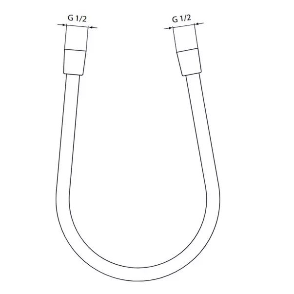 Furtun de dus Ideal Standard IdealRain 200 cm picture - 2