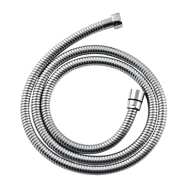Furtun de dus Invena crom lucios extensibil 150 cm