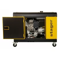Generator insonorizat Stager YDE15000T3 diesel trifazat 13kVA, 19A, 3000rpm picture - 3