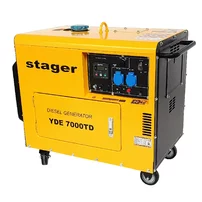 Generator insonorizat Stager YDE7000TD diesel monofazat 5kW, 18A, 3000rpm