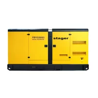 Generator insonorizat Stager YDY220S3 diesel trifazat 176kW, 289A, 1500rpm