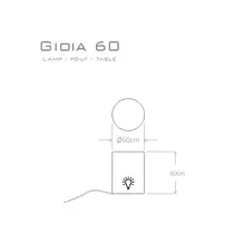 Lampa decorativa Micante 60cm Gioia RGB de exterior fara telecomanda picture - 2