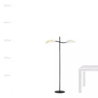 Lampadar Emibig Lotus LP2 alb/auriu picture - 5