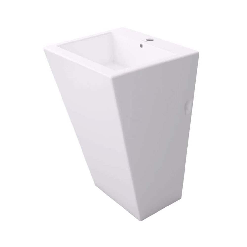 Lavoar freestanding Massi Inglo alb 53 cm alb