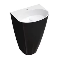 Lavoar freestanding Omnires Siena M+ negru - alb 55 cm