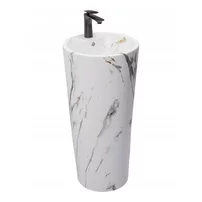 Lavoar freestanding Rea Blanka stil marmura mat picture - 1