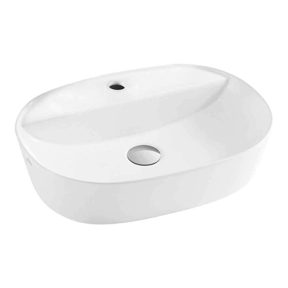 Lavoar pe blat Invena Halia 50 cm alb Lavoar pe blat Invena Halia 50 cm alb