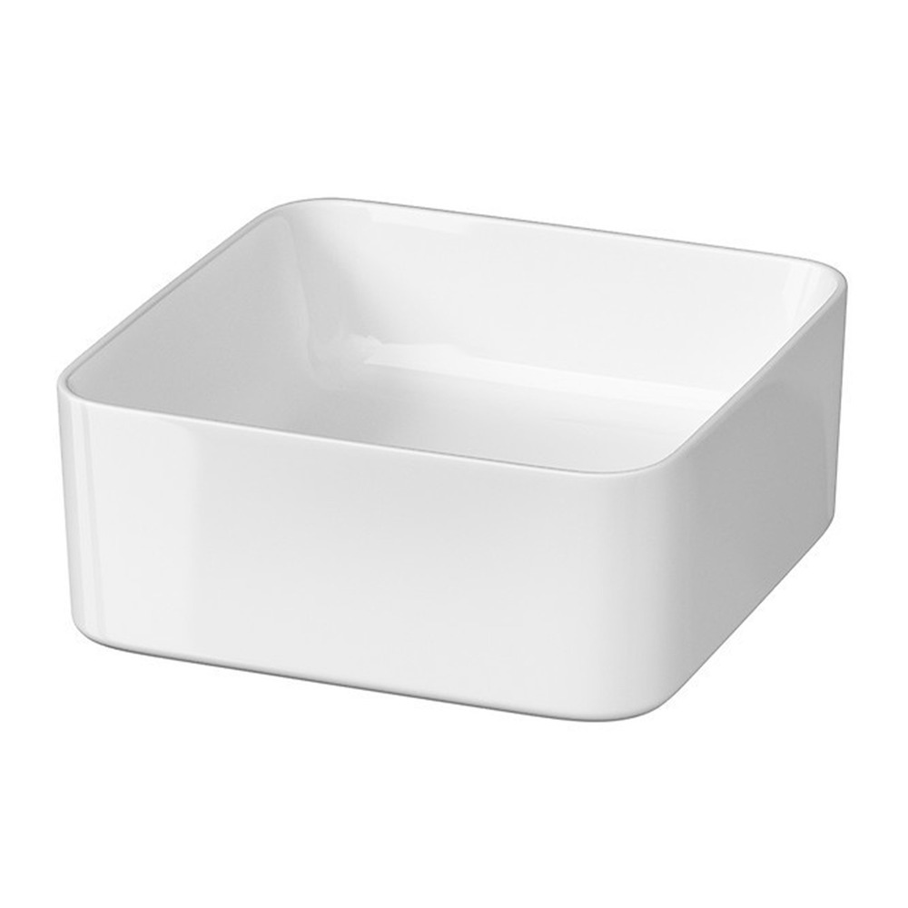 Lavoar pe blat Cersanit Crea alb lucios 35 cm alb