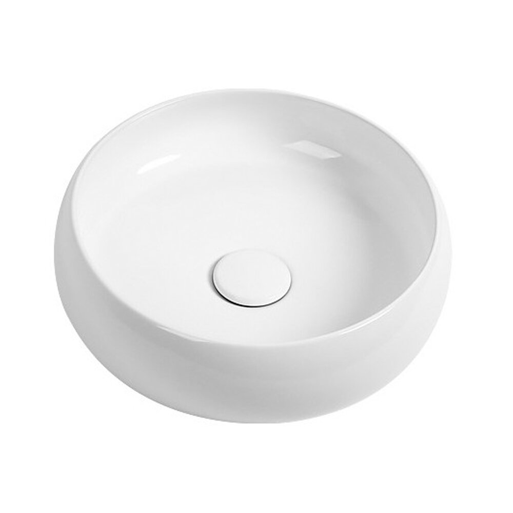 Lavoar pe blat Fluminia Adel alb 36 cm Lavoar pe blat Fluminia Adel alb 36 cm