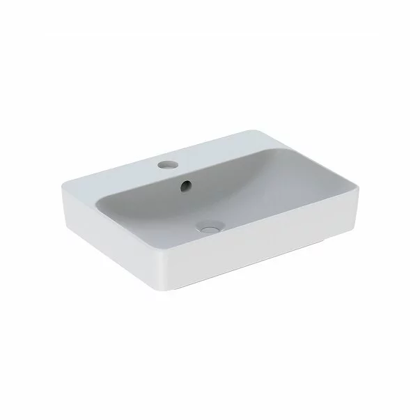 Lavoar pe blat Geberit Variform dreptunghiular cu preaplin 60x45 cm