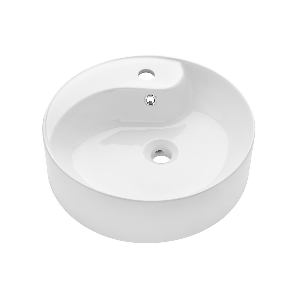 Lavoar pe blat Invena Afrodyta 46 cm alb Afrodyta