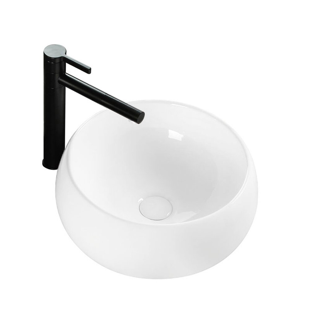 Lavoar pe blat Rea Emilia White 40 cm