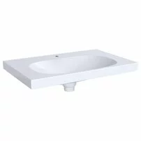 Lavoar pe mobilier Geberit Acanto 74 cm cu orificiu preaplin ascuns