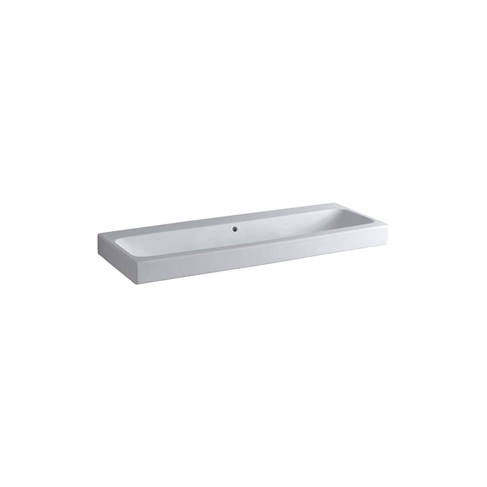 Lavoar pe mobilier Geberit Icon 120 cm fara orificiu baterie