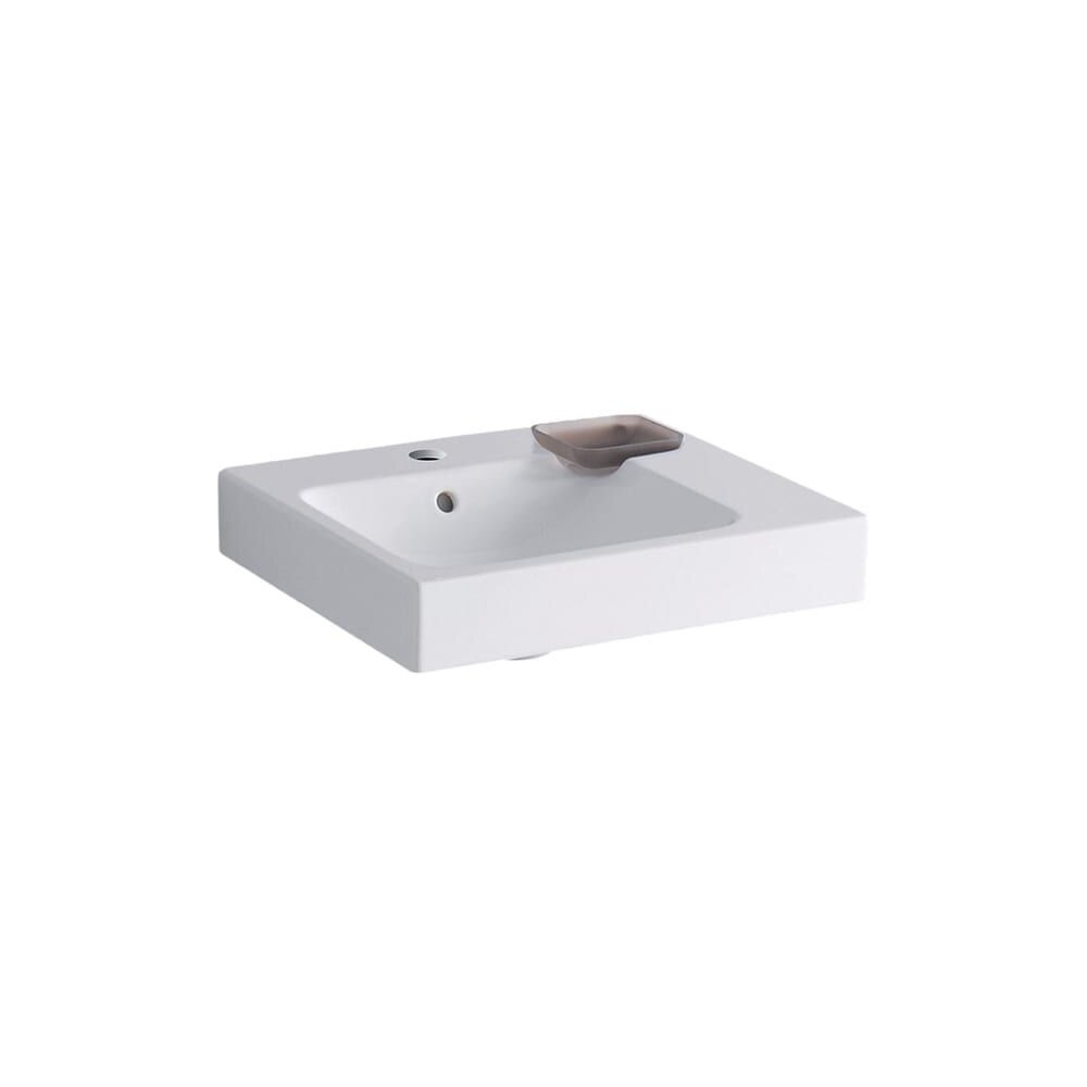 Lavoar pe mobilier Geberit Icon 50 cm cu bol decorativ dreapta