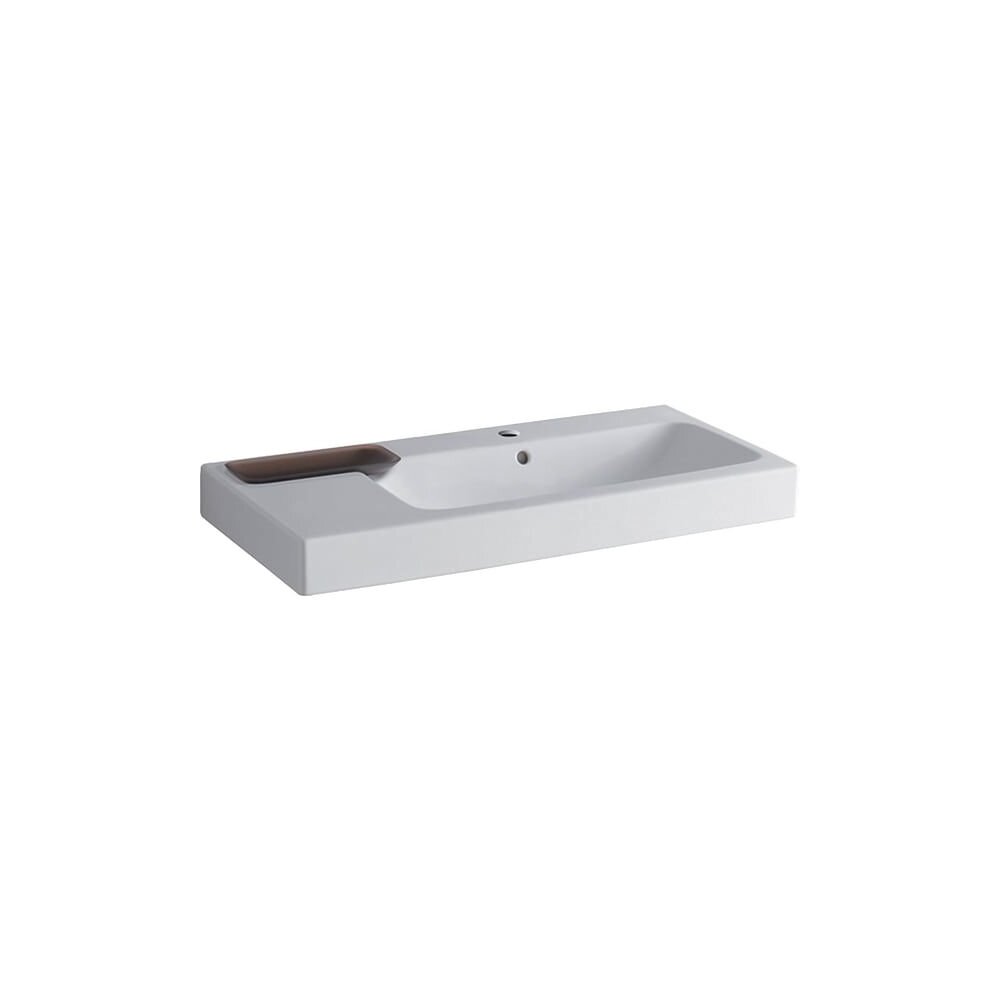 Lavoar pe mobilier Geberit Icon 90 cm cu bol decorativ stanga