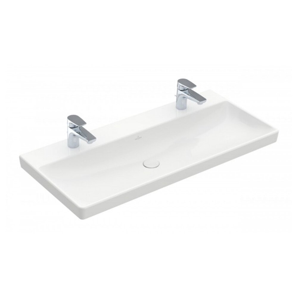 Lavoar pe mobilier Villeroy&Boch Avento alb lucios 100 cm 100