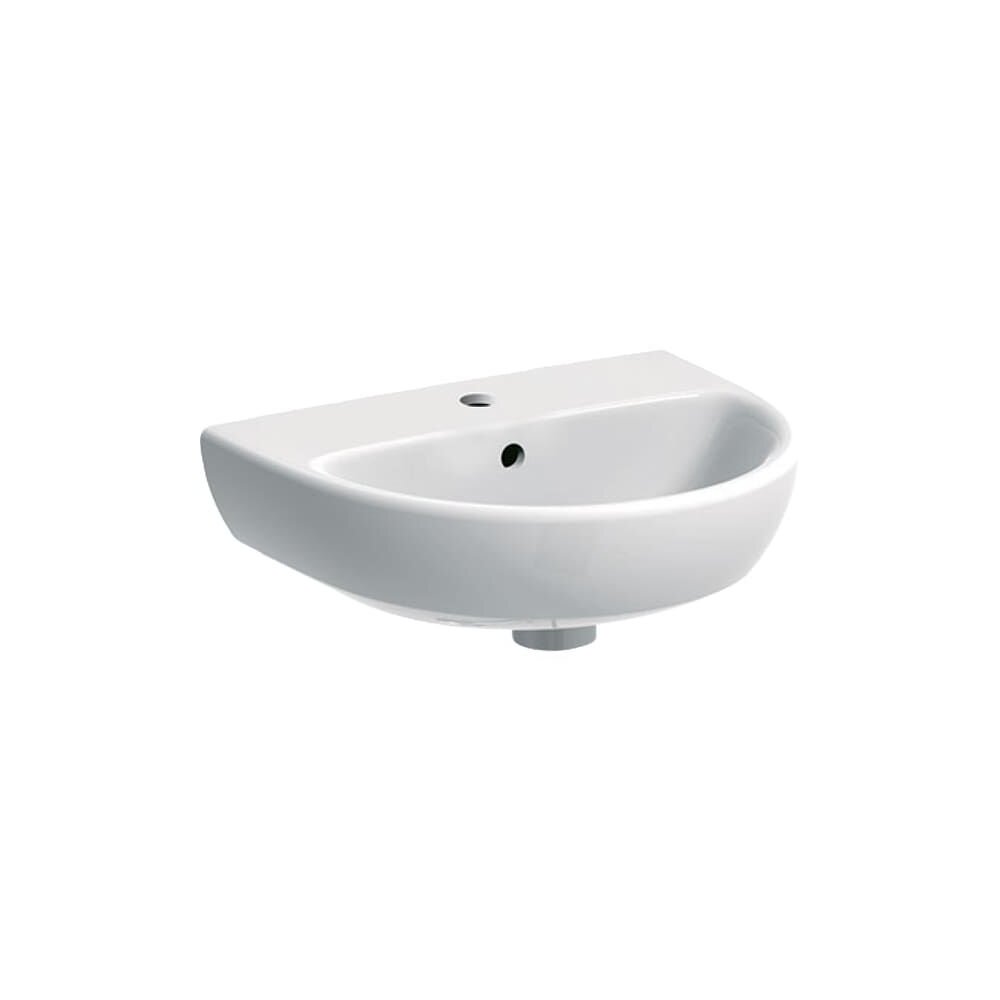 Lavoar suspendat Geberit Selnova 45 cm cu orificiu baterie Geberit