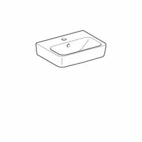Lavoar suspendat Geberit Selnova Compact 45 cm cu orificiu baterie picture - 2
