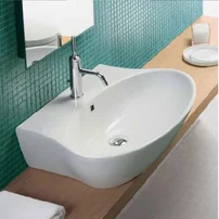 Lavoar suspendat Hatria Nido alb 56 cm picture - 4