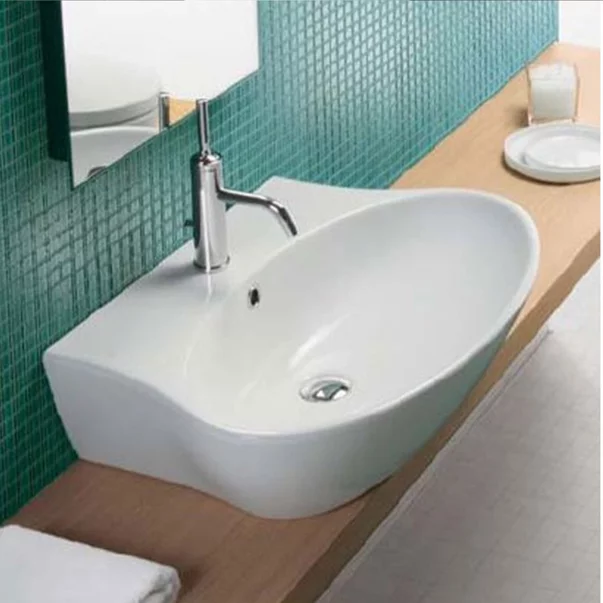 Lavoar suspendat Hatria Nido alb 56 cm picture - 4