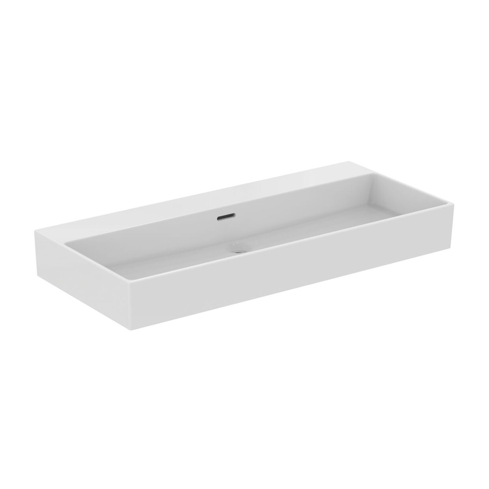 Lavoar suspendat Ideal Standard Atelier Extra alb lucios cu orificiu preaplin 100 cm Lavoar suspendat Ideal Standard Atelier Extra alb lucios cu orificiu preaplin 100 cm