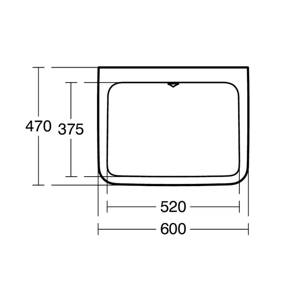 Lavoar suspendat Ideal Standard Contour 21 alb SmartGuard 60 cm picture - 10