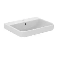 Lavoar suspendat Ideal Standard i.life B alb lucios 50 cm cu orificiu baterie si preaplin picture - 2