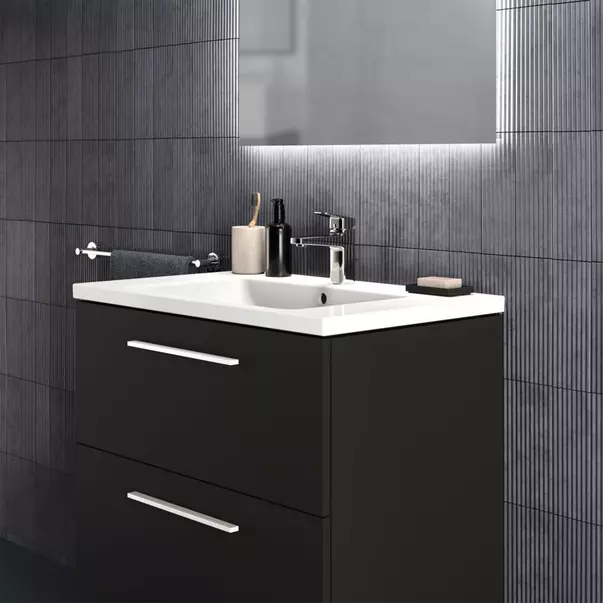 Lavoar suspendat Ideal Standard i.life B alb lucios 81 cm cu orificiu baterie si preaplin picture - 9