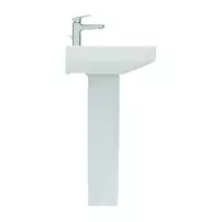 Lavoar suspendat Ideal Standard i.life B alb lucios SmartGuard 65 cm cu orificiu baterie si preaplin picture - 5