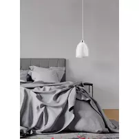 Lustra Alfa Ronda White alb