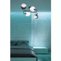 Lustra Emibig Brendi 4 negru/grafit/transparent picture - 4