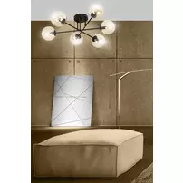 Lustra Emibig Brendi 6B negru/maro picture - 6