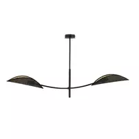 Lustra Emibig Lotus 2 negru/auriu picture - 3