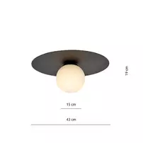 Lustra Emibig Solar 1 negru/opal picture - 5
