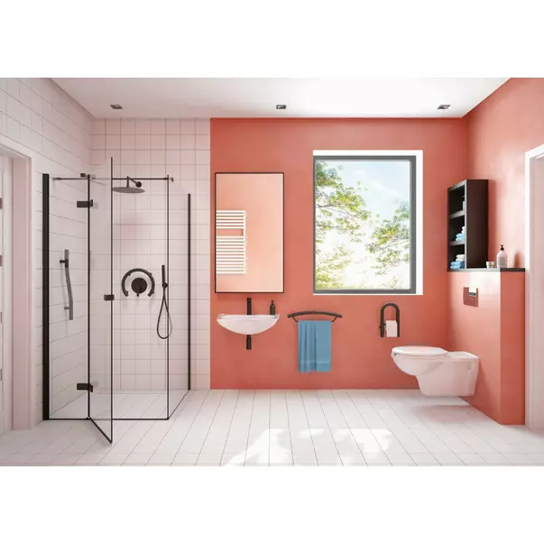 Maner de sustinere Deante Vital 11,2x54,5 cm negru 2 in 1 picture - 3